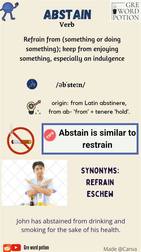 Abstain Definition & Meaning